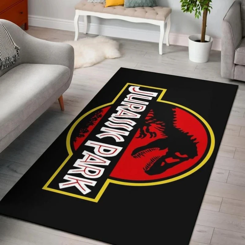 Jurassic Park Carpet for Living Room Home Decoration Sofa Table Large Area Rugs Children's Bedroom Non-slip Floor Mat Alfombra