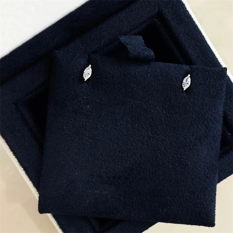 925 Sterling Silver 18K Gold Plated Mini Geometry Stud Earrings for Women Paved 5A Zircon Tiny Daily Jewelry