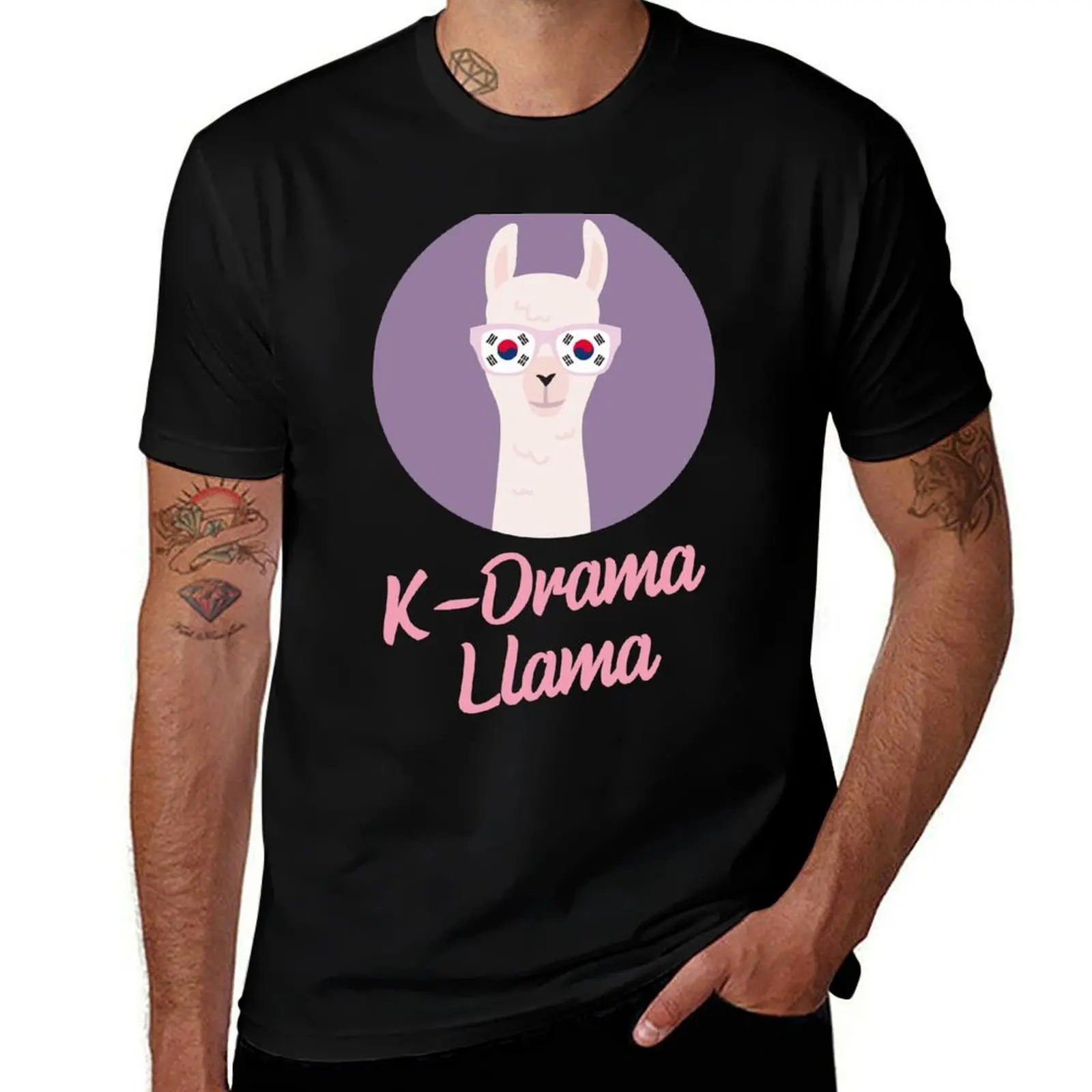 

KDrama / Korean Drama Llama T-Shirt t shirts for man pack white man graphic t shirt cotton t shirt man T-Shirt