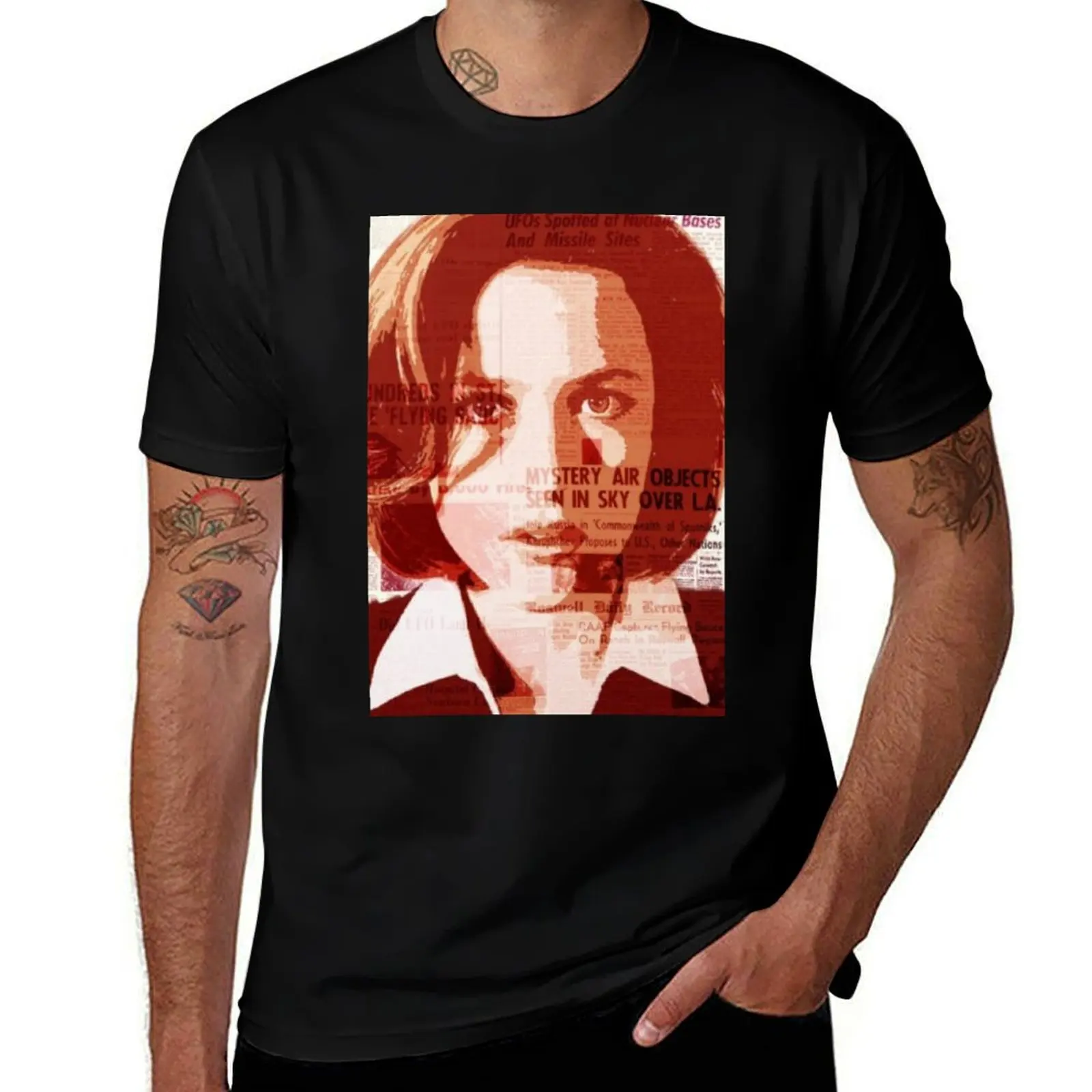 

Dana Scully - The X-Files T-Shirt t shirts designer t shirts with prints man t shirts for men casual T-Shirt
