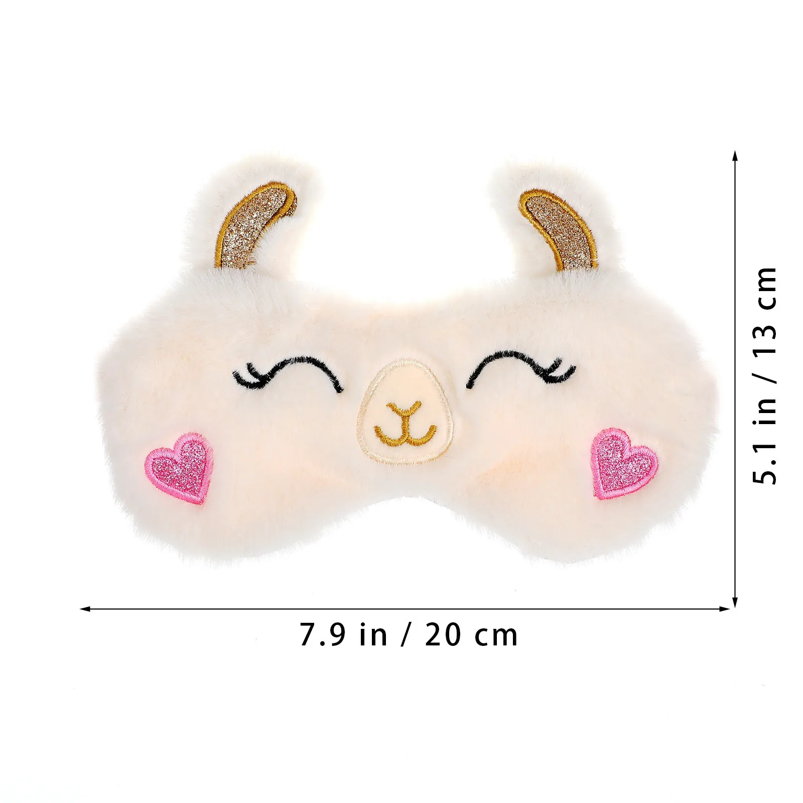 Sleeping Eye Cover Blackout Mask Comfortable Blindfold Alpaca Design Unicorn Travel Pillows Light Sensitive Nice Sleep
