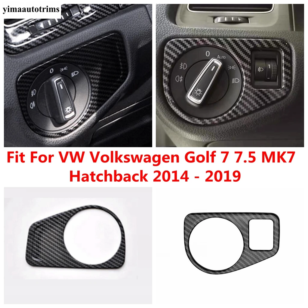 

Headlight Head Light Lamp Button Switch Frame Panel Cover Trim Interior For VW Volkswagen Golf 7 7.5 MK7 Hatchback 2014 - 2019