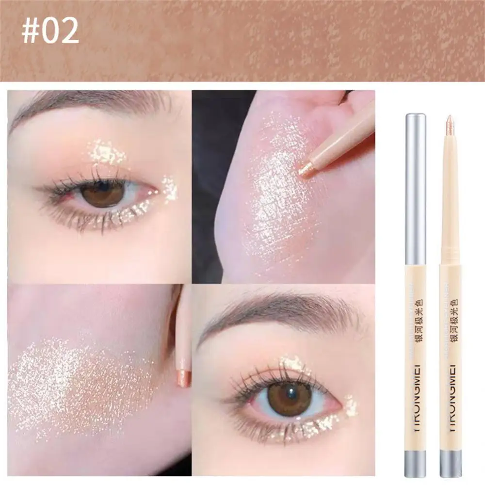 Eyes Contour Pencil Eyeshadow Pen 5 Colors Highlighter Stick Lying Silkworm Pen Eyes Makeup Brighten Sparkling Eyes Cosmetics