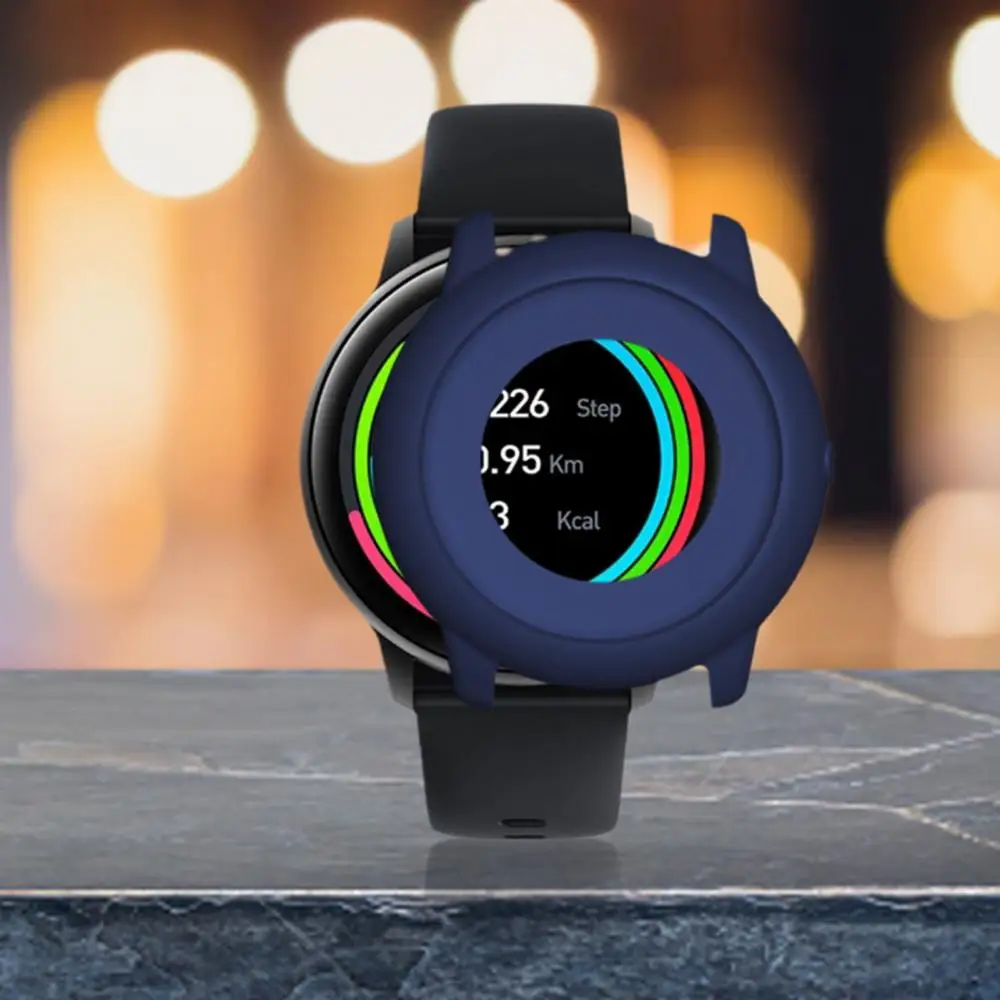 حافظة من السيليكون لـ IMILAB KW66 47mm غطاء ملحقات الساعة الذكية للأغراض العامة KW66