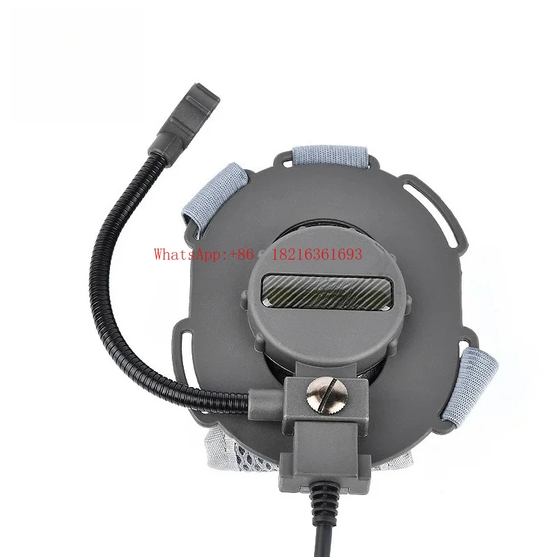 屋外用喉マイク真空耳栓喉衝撃エアダクト耳マーク有線インイヤーイヤホン