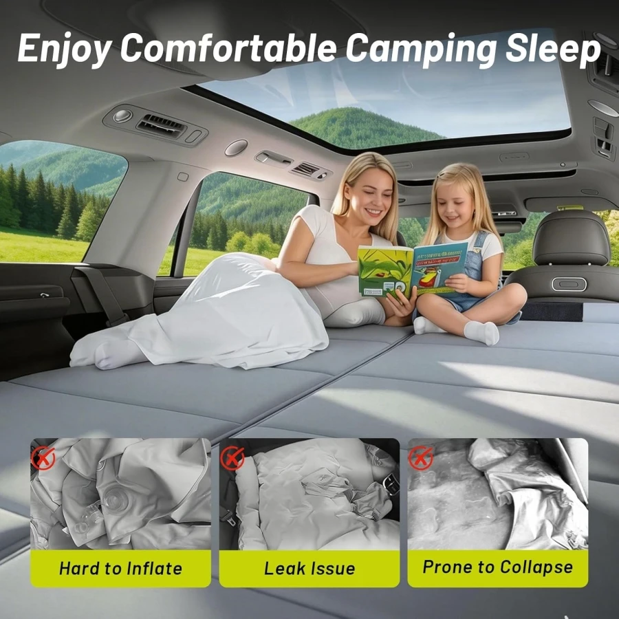 Foldable Non Inflatable Soft Foam Camping Mattress for Toyota RAV4 2019-2025 2026 Thickened Portable Car Bed  SUV Trunk Sleeping view 6