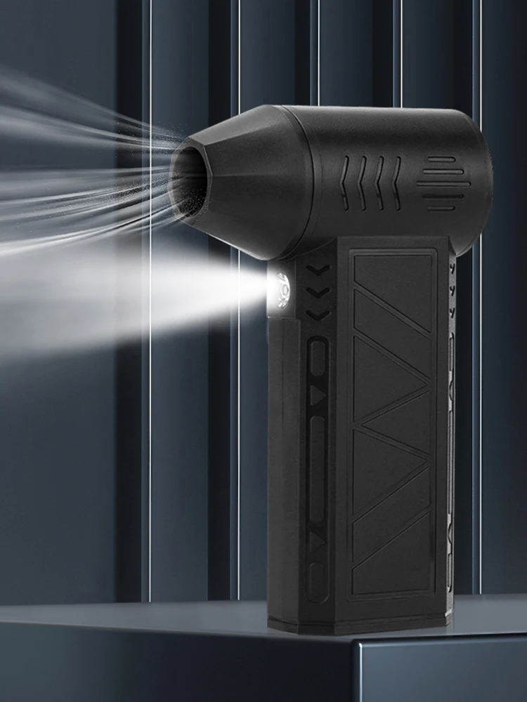 

Мини-вентилятор перезаряжаемый электрический воздуходув 110000 об/мин с подсветкой для компьютера, клавиатуры, улицы, автомобиля, дома