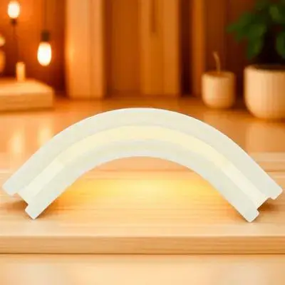 الستار المسار 90 درجة طائرة شراعية موصل ABS المواد تصميم أنيق نافذة المنزل ملحق الستار المسار موصل #1