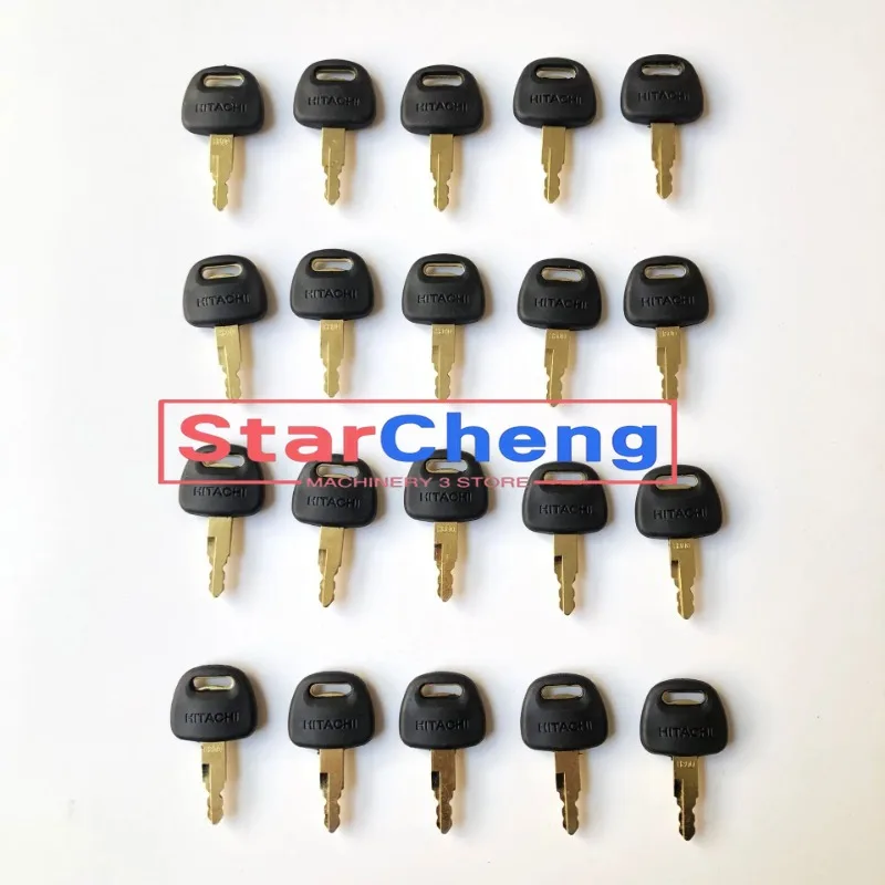 

Higher Quality for Hitachi Excavator EX60 EX120 EX200 ZAX200 ZAX220 Heavy Equipment 20PCS New Type H800 Key Excavator Parts