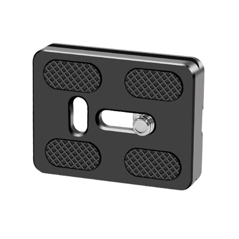 Aluminum Alloy 1/4 Quick Release Plate PU50 PU70 38mm Clamp Mount For Camera Tripods Professional