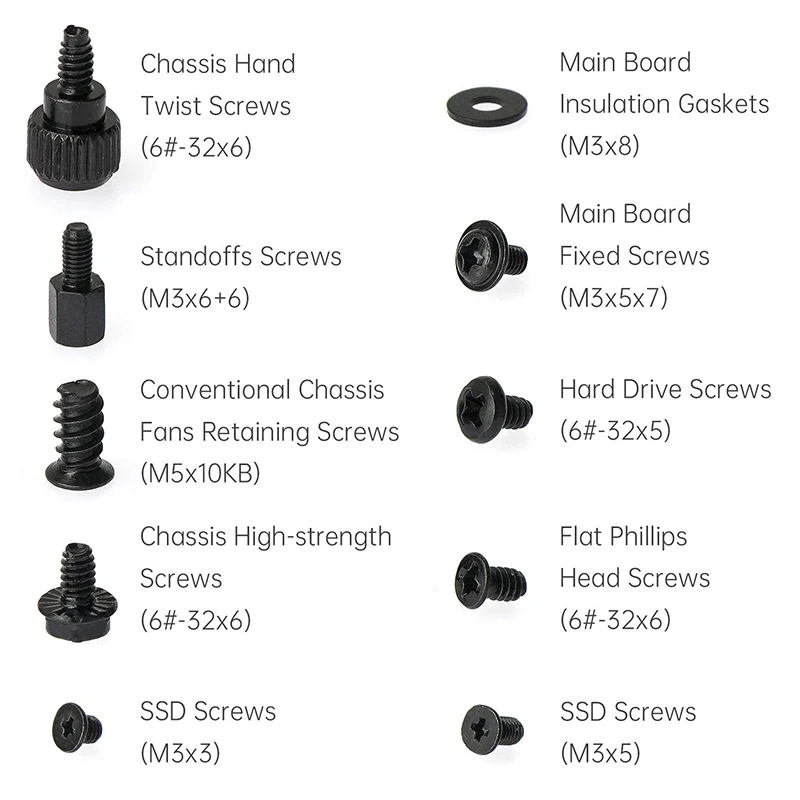 400 Chiếc M3 M3.5 Bộ Vít Máy Laptop Vít Đầu Dẹp Phillips Ổ Phụ Kiện Cho Sửa Chữa Máy Tính Điện Tử Vít Laptop