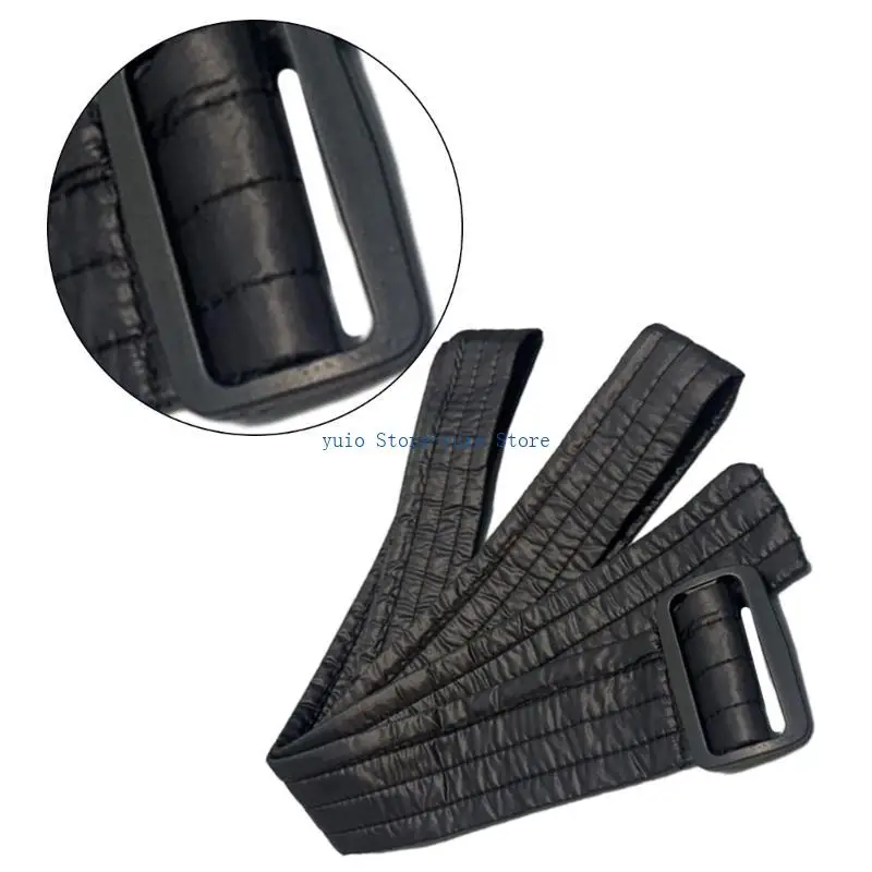 X7XB Belt for Women Thin Sash Tie Waist Band for TrenchCoat Overcoat Black Down Coat Replacement Belt