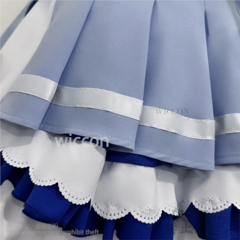 Phoebe nuevo disfraz Cosplay Anime juego Wuthering Waves vestido azul Jirai Kei niñas dulce Lolita lindo uniforme Halloween personalizado