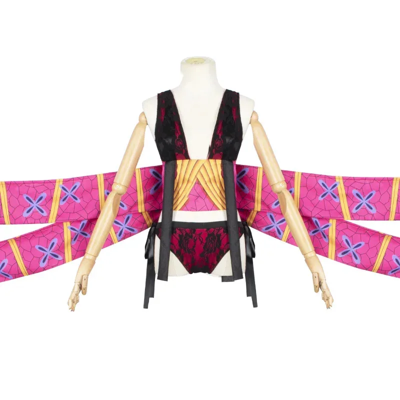 【Wetrose】متوفر في المخزون أزياء داكي أومي التأثيرية كيميتسو نو يابا أنيمي الساخن أنثى الهالوين مجموعة كاملة شعر مستعار