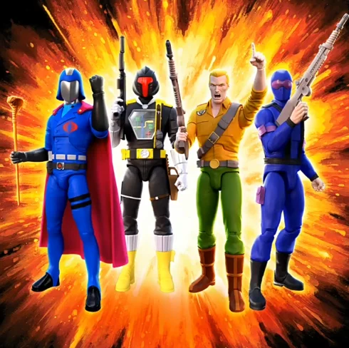 

Super7 G.I. Joe Ultimates! Wave 1 Snake Eyes & Duke Articulated Action Figure Collectible