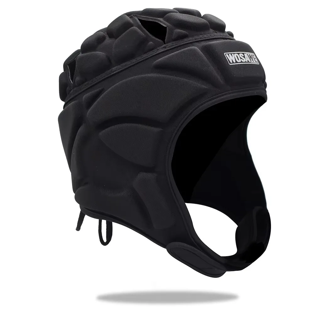 

EVA Sponge Padded Football Protect Helmet Anti-collision Shock Absorption Goalkeeper Helmet Head Guard Breathable