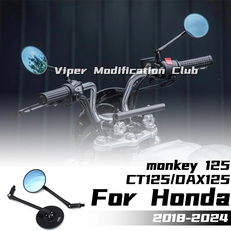 

For Honda CT125 DAX125 Monkey 125 retrofit Retro rearview mirror Retro Rearview mirror Retro Rearview mirror 2018 2019 2020 2021