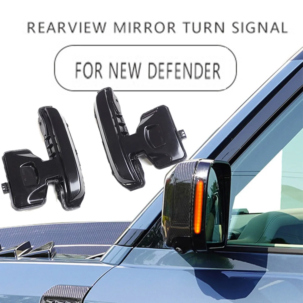 Car Rearview Mirror Turn Signal Light Lamp For Land Rover Defender 90 110 2020-2025 Exterior Styling Accessories