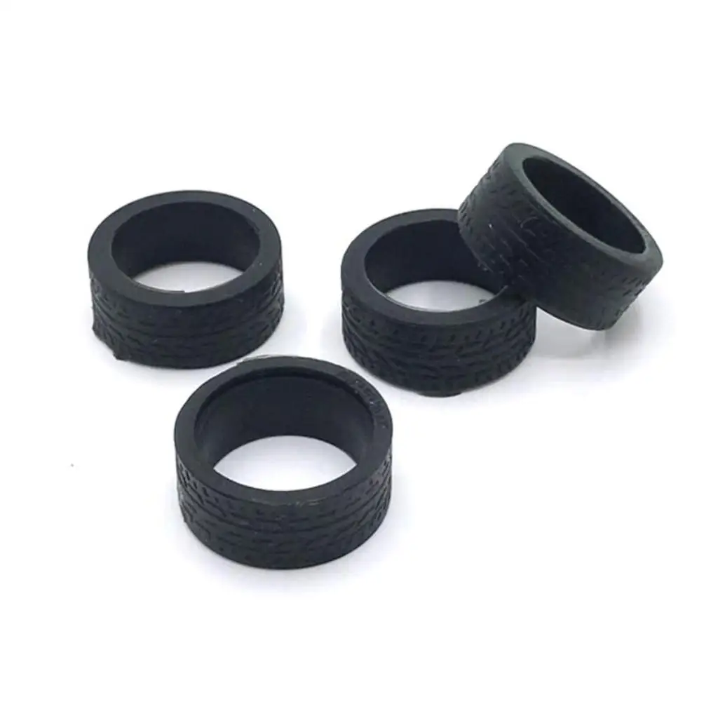 Racing Car Rubber Tires Wheel Tyres for WLtoys K999 P929 1/28 Scale Racing Car Hobby Model