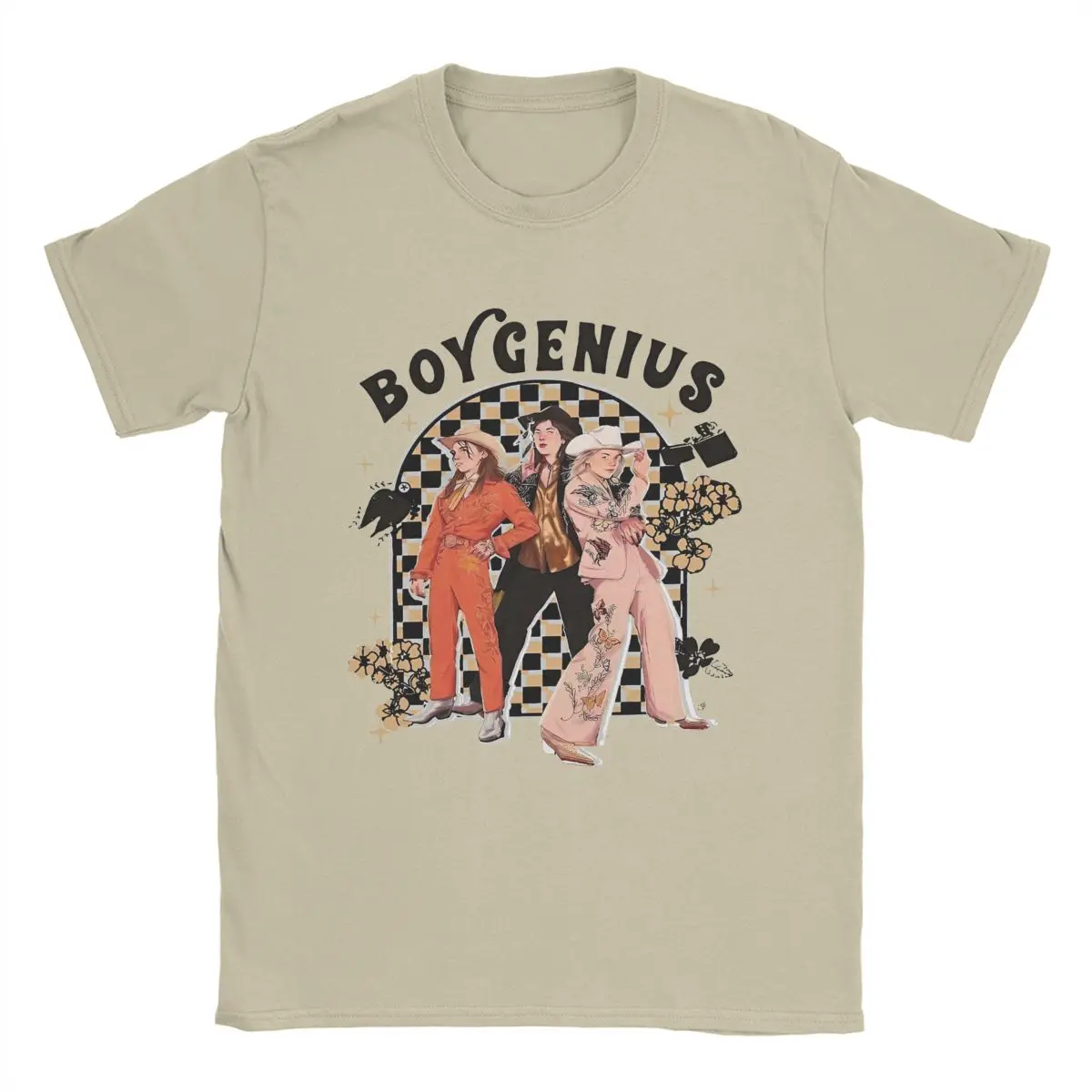 Мужская футболка Boygenius, одежда из чистого хлопка, футболка с коротким рукавом и круглым вырезом для отдыха, футболка с идеей подарка