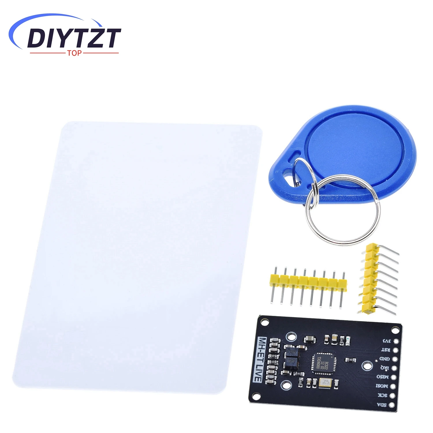 

DIYTZT RFID Module RC522 Mini Kits S50 13.56 Mhz 6cm With Tags SPI Write & Read IC Access Control Card Reader