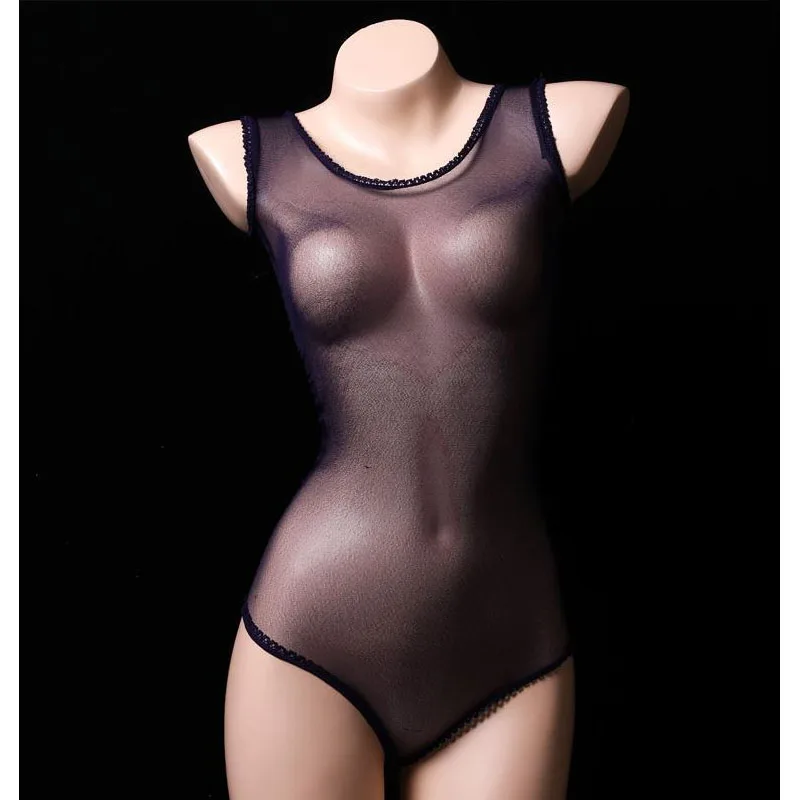 

Sexy Stockings Jumpsuit Woman Erotic Lingerie Stockings Aircraft Socks Men Transparent Ultrathin Pantyhose Cosplay Crossdresser