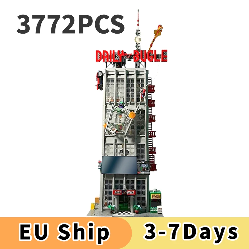 3772 pièces 76178 le clairon bâtiment de blocs de construction classiques quotidiens 78008 briques cadeaux d'anniversaire de noël pour les enfants compatibles