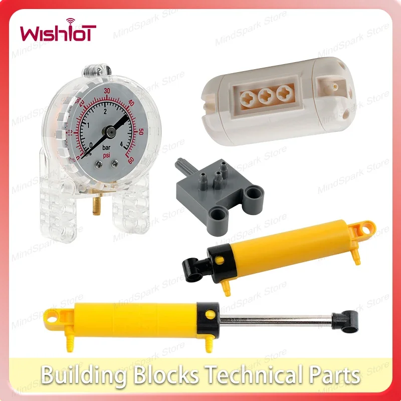 

2*11 V2 Pneumatic Cylinder MOC Building Blocks Technical Parts DIY Assembled Bricks for 19478 Car Toy Accessories 1PCS/3PCS/5PCS