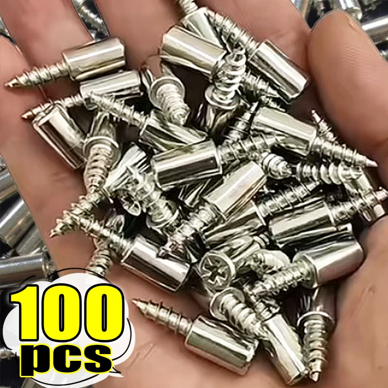 Wkręt samogwintujący krzyżowy ze stali nierdzewnej z gumową tuleją Wspornik laminatu Szafa Szafka Szkło Twarde antypoślizgowe gwoździe do przegród