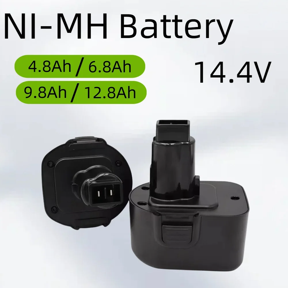 14.4V 6.8Ah-12.8Ah nickel hydrogen replaceable battery, can be used for Dewalt's cordless tool DW9091 DW9094 DC9091 DE9091 DE092