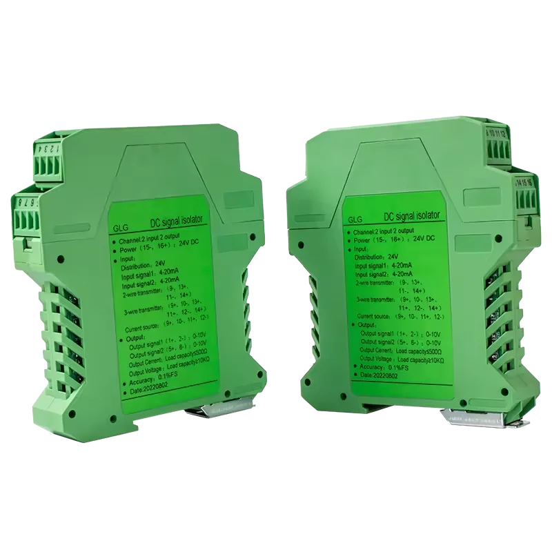 

0-10v Analog Signal Isolator Converters HDG Din Rail Multi-channels 4-20ma DC/DC Converters Multiple