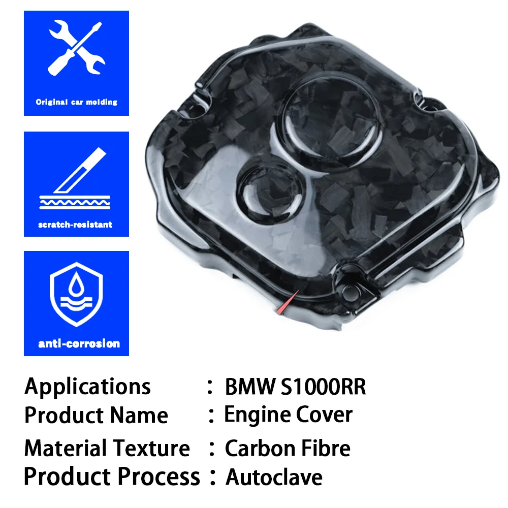 For Kawasaki ZX-10R 2011+ Carbon Fiber Engine Cover 100% Full Dry Carbon Fiber Motorcycle Parts and Accessories 2011+