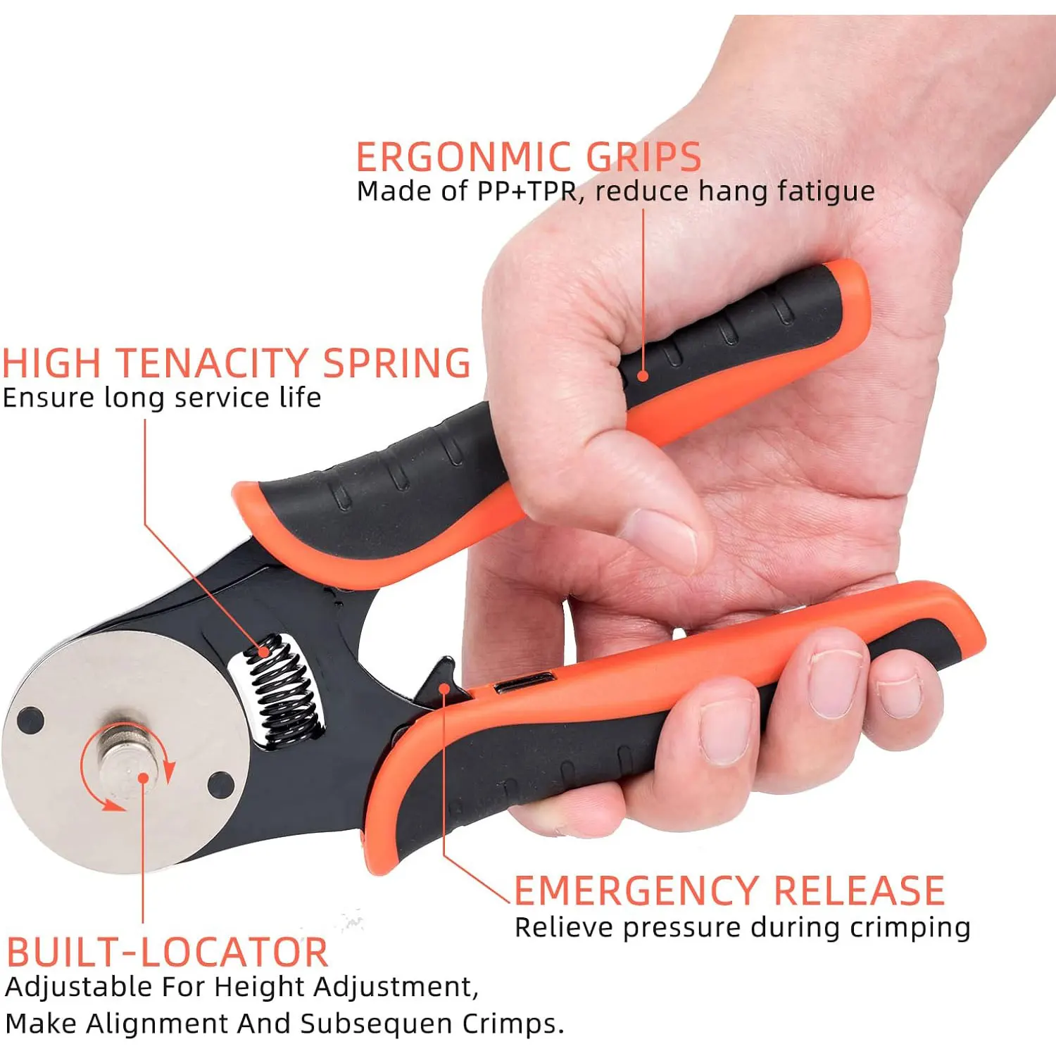 Imagem -04 - Deutsch Conector Fechado Barrel Crimper Way Indentação tipo Pin Crimping Tool 14 16 18 Awg