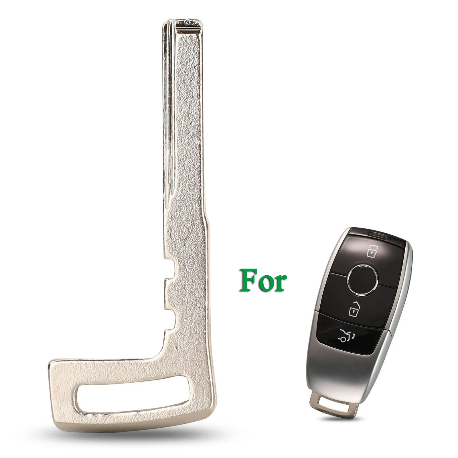 jingyuqin Replacement Key Blade For Mercedes Benz 2017 E Class W213 2018 S FOB Smart Car Key Blade Emergency Insert