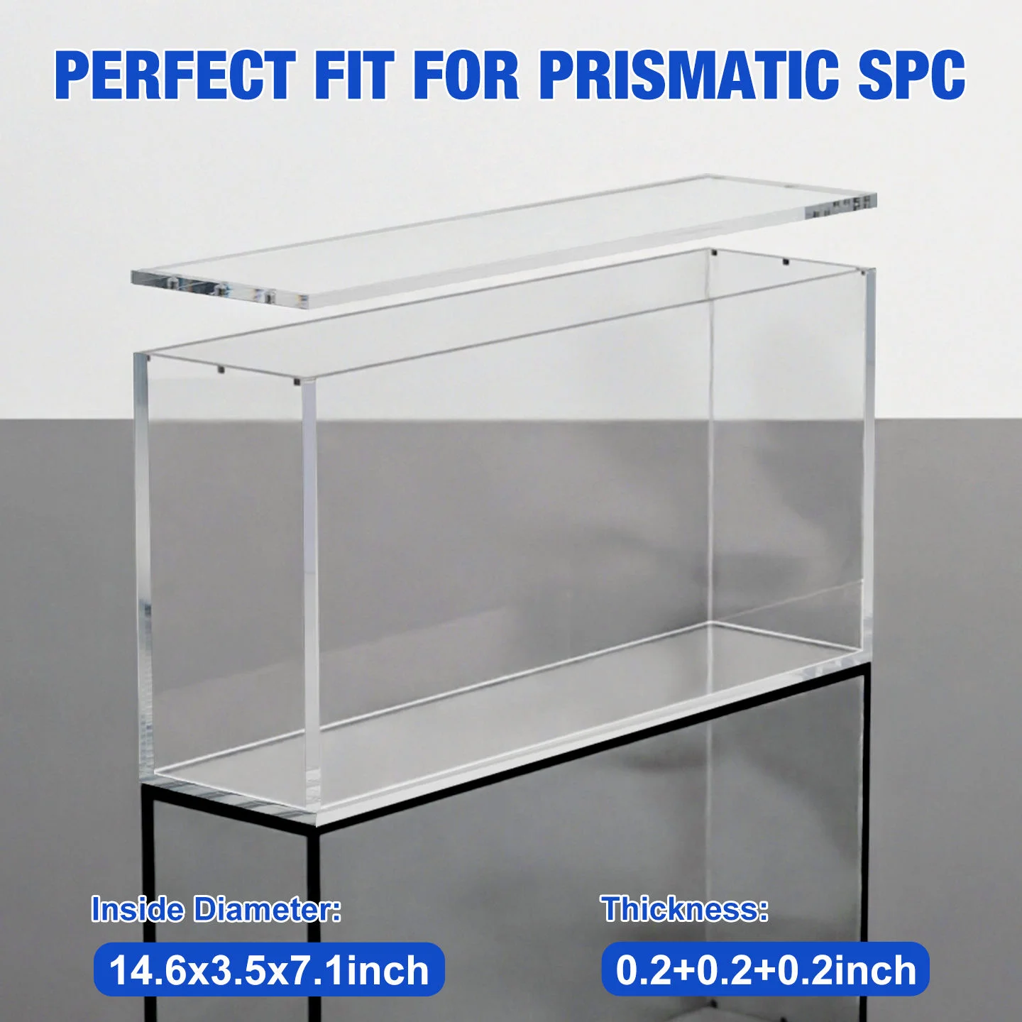 High Definition Transparent 5MM Thickness Prismatie SPC Acrylic Box Super-Premium Collection