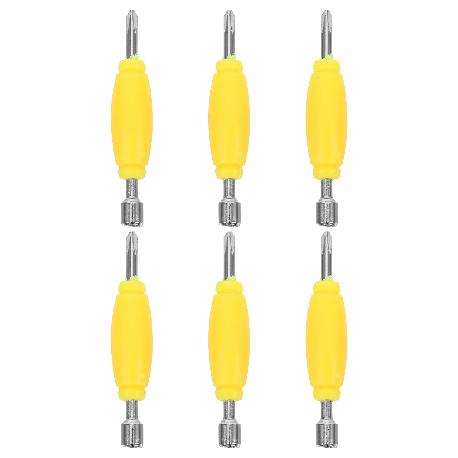 6Pcs Griffbrett Mini Schraubendreher Doppel Ende Werkzeug Präzision Reparatur Kit Tragetasche Griffbrett Wartung Werkzeug Geschenk