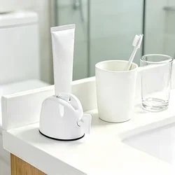 WIKHOSTAR Bathroom Accessories Set Rolling Toothpaste Squeezer Tube Toothpaste Dispenser Cleanser Squeezer Toothpaste Holder