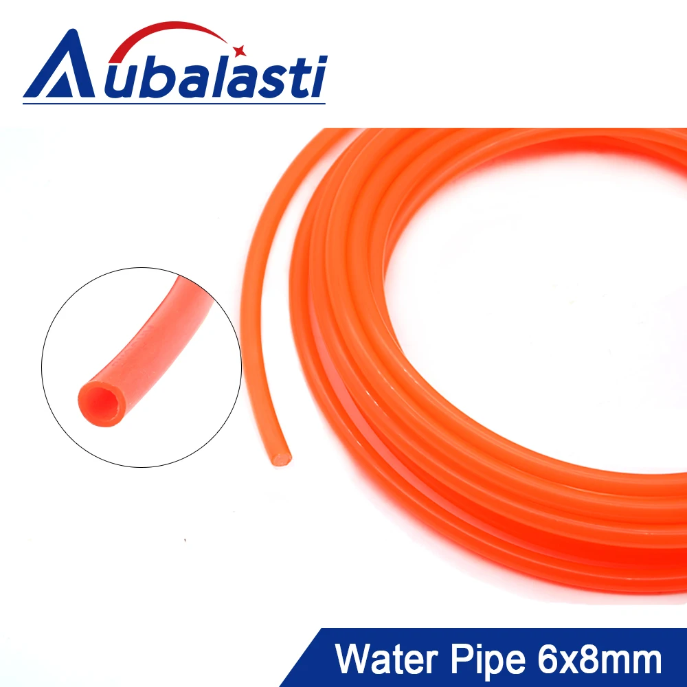 Aubalasti Water Pipe Tube 6x8mm Flexible Hose For Water Pump For CNC Engraving Machine