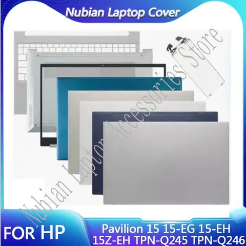 HP パビリオン 15 15-EG 15-EH 15Z-EH TPN-Q245 TPN-Q246 ノートパソコンの裏蓋トップケース LCD バックカバーフロントベゼルパームレストボトムケース