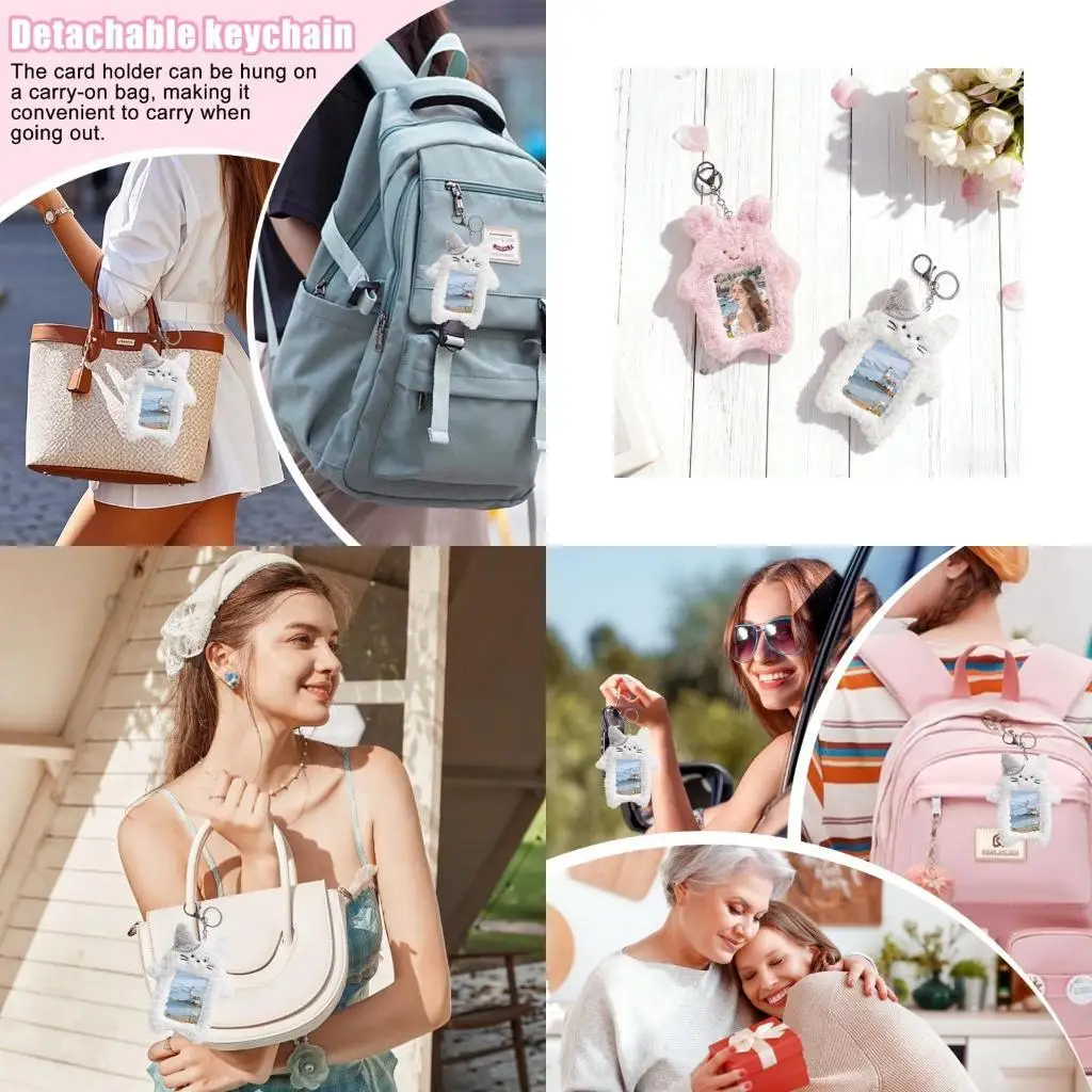 652F حامل بطاقات الصور الكرتونية، حامل بطاقات الطالب الشفاف