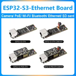 ESP32-S3 Ethernet Development Board Supports Wi-Fi&Bluetooth PoE type-C&power 8MB PSRAM&16MB Flash