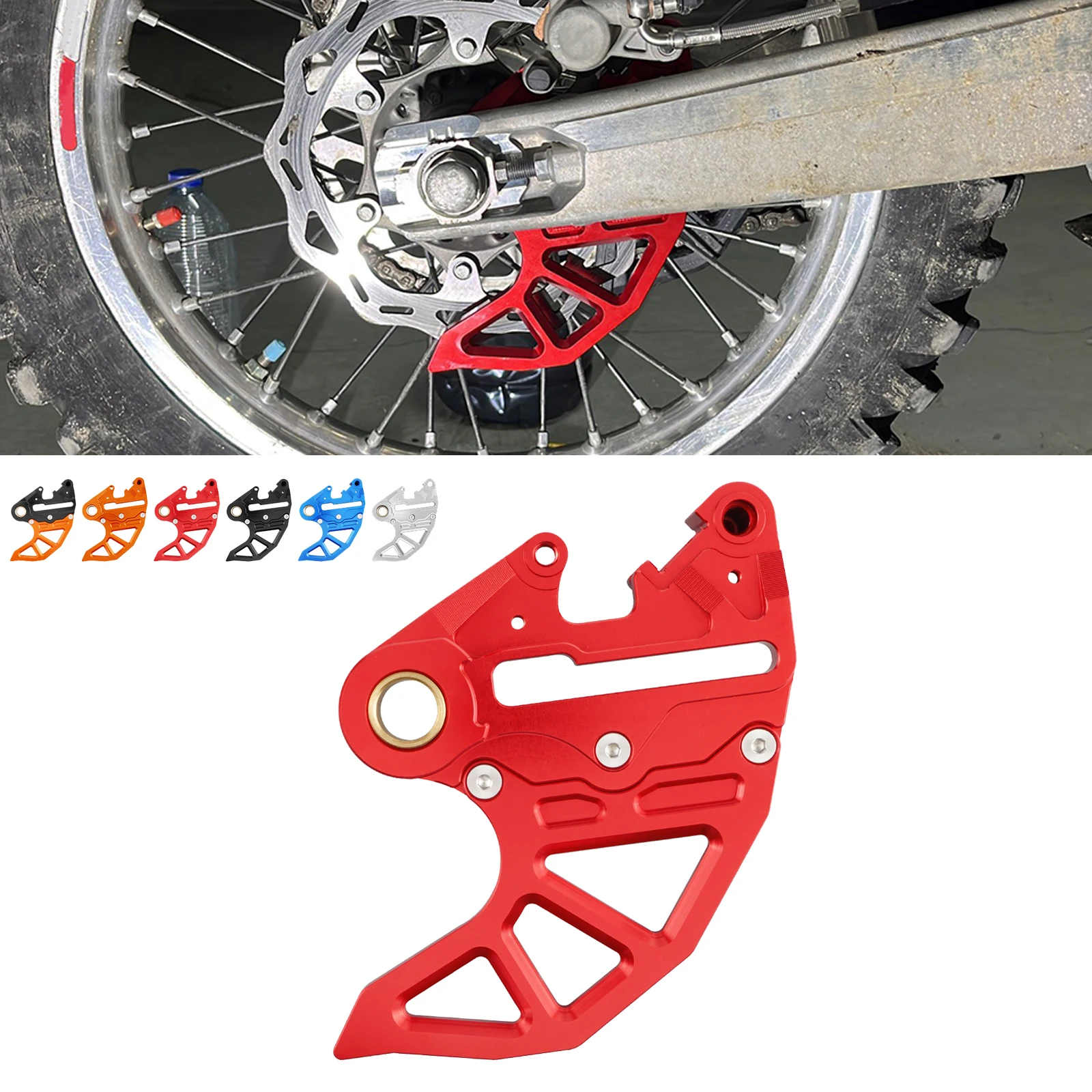 

For GasGas MC 125 MC 250 MC 250F MCF 350 EX250 EX 300 EX250F EX350F EXF 450 2021 2022 2023 Rear Brake Disc Guard For KTM EXC 300