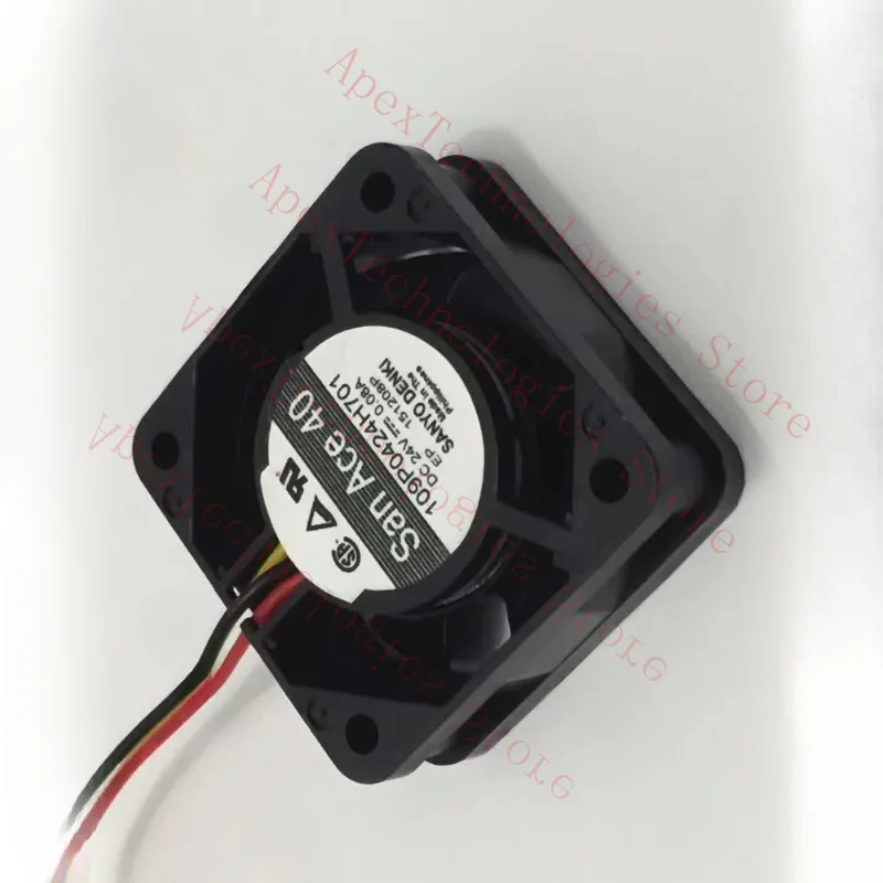 Z Sanyo Denki 109P0424H701 Вентилятор охлаждения сервера 24 В 0,08 А 40x40x15 мм 3-проводной