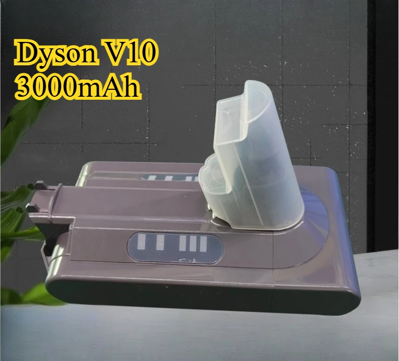 

3000mAh Lithium Battery for Dyson V10 25.2V Suitable for Handheld Vacuum Cleaners Sweeping and Mopping Robots Charging