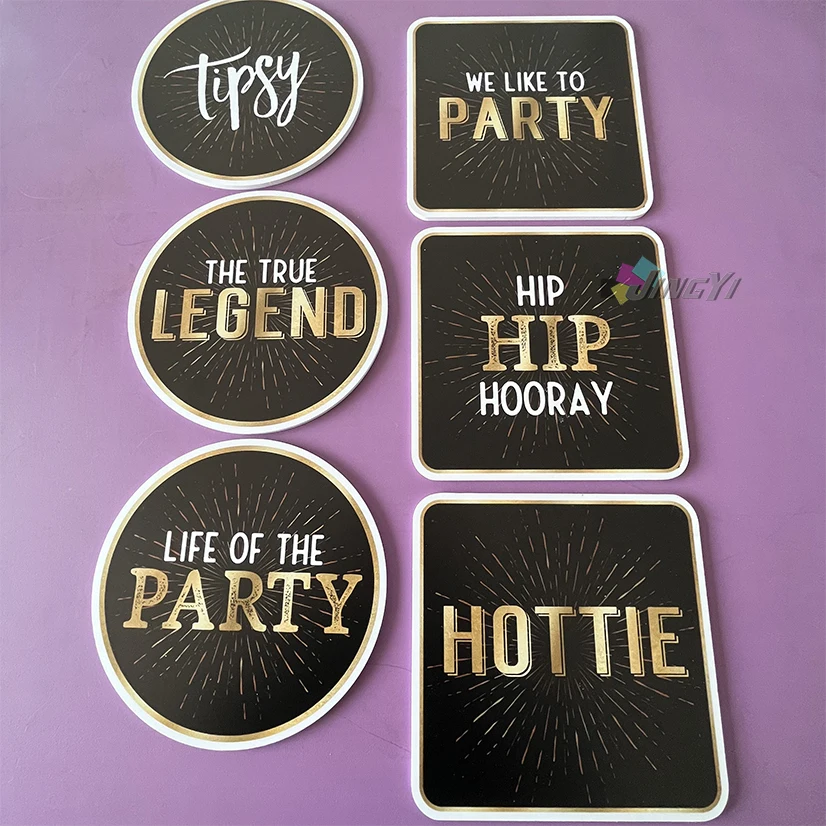 Hot Selling Adults Party Handing Photo Booth Props set, 6pcs (12design) Free shipping  / Handheld Photography Prop Card