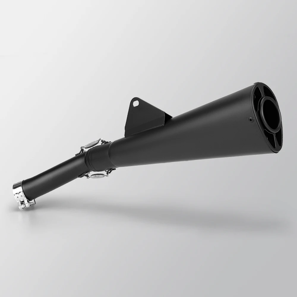 Slip-on, Modified Connect, Stainless Steel Motorcycle Muffler, Exhaust Moto Mid Pipe, Honda Rebel 250 Motorcross