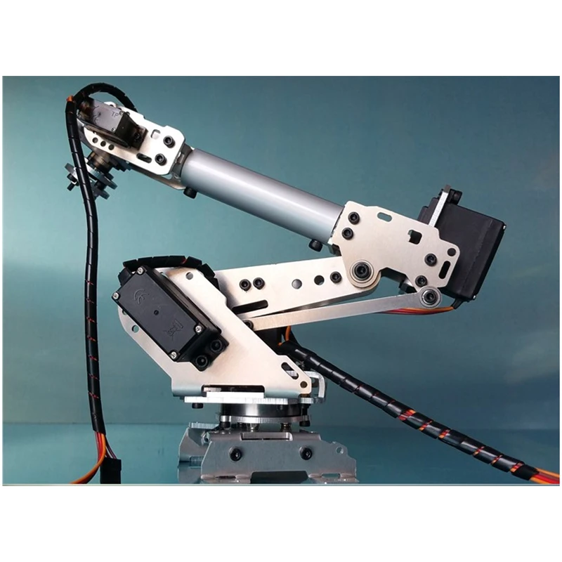 6-axis Robotic Arm Abb Industrial Robot Arm Model Multi-Dof Manipulator Claw Gripper with 6pcs MG996R for Arduino DIY Project