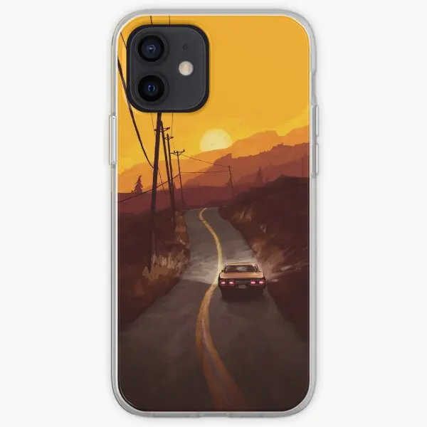 Supernatural Impala Sunset Iphone Toug  Phone Case Customizable for iPhone 6 6S 7 8 Plus 11 12 13 14 Pro Max Mini X XS XR Max