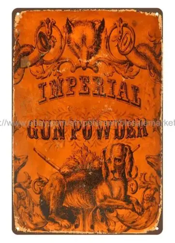 Eureka Powder Works Imperial Gunpowder metal tin sign unframed art prints