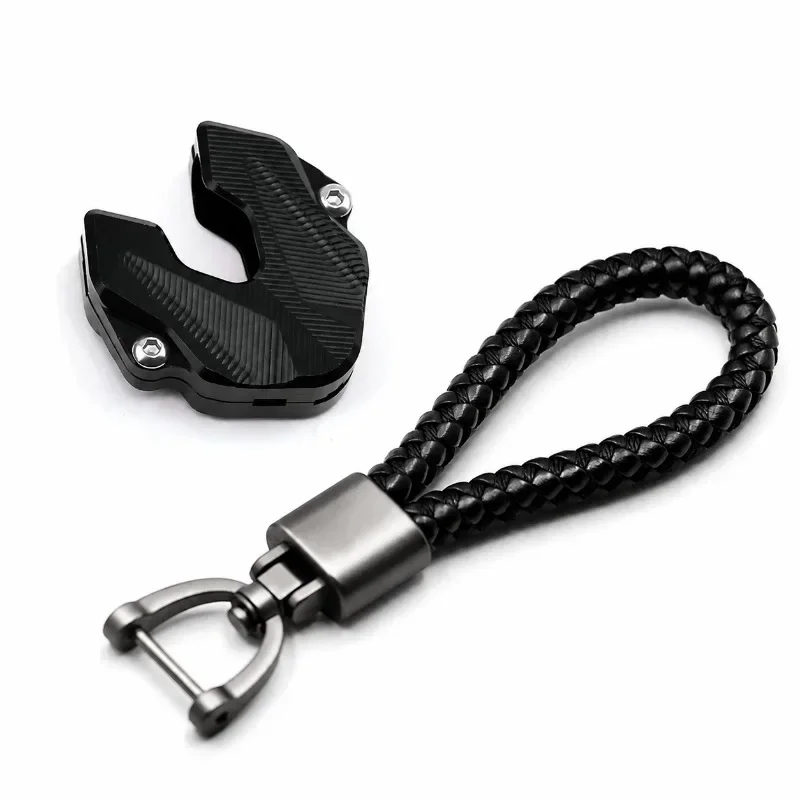 Aluminum Alloy Motorcycle Keychain Cover Combo for CFMOTO CF NK250 650NK 400NK 300NK 250SR Dustproof Ignition Lock Shell 4